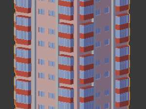 residential building 2 3D-Modell