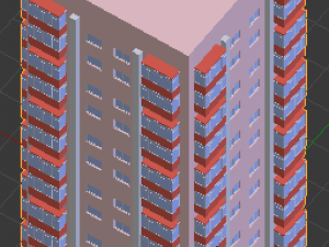 residential building 2 3D-Modell