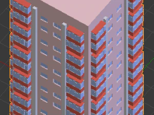 residential building 2 3D Model