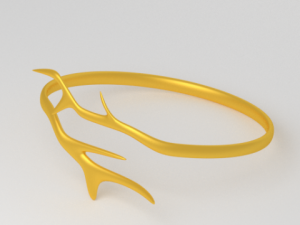 branch golden ring 3D Model