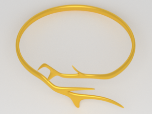 branch golden ring 3D Model