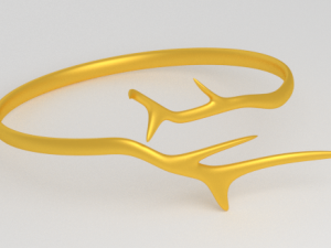 branch golden ring 3D Model