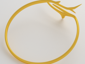 branch golden ring 3D Model
