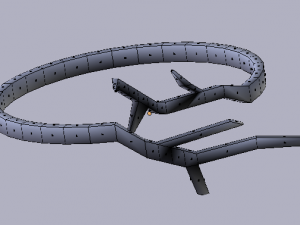 branch golden ring 3D Model