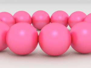 pink pearls bracelet 3D Model