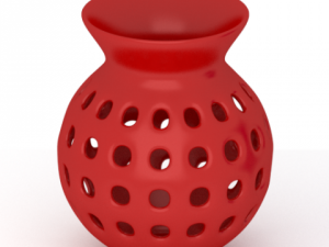 red and blue vases Modello 3D