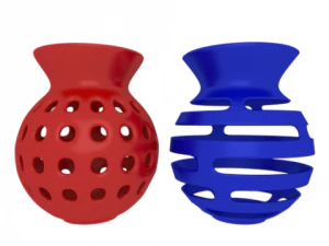 red and blue vases 3D Model