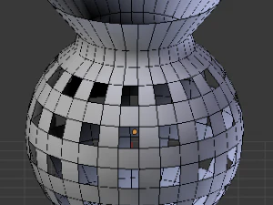 red and blue vases 3D Model