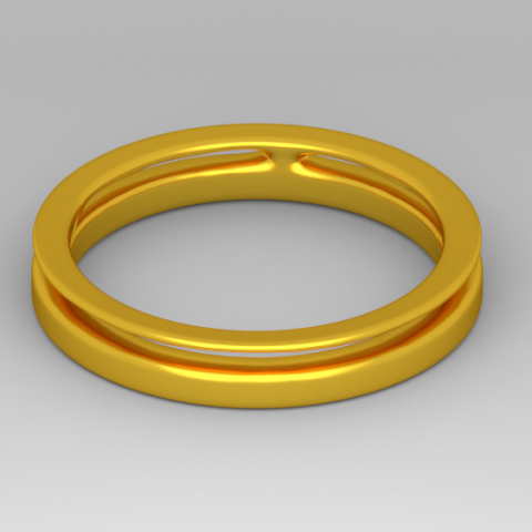 simple ring Modelo 3D .c4d .max .obj .3ds .fbx .stl .blend 