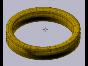 simple ring Modelo 3D