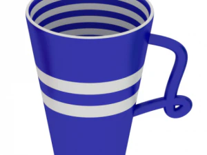 tr&ecirc;s canecas Modelo 3D