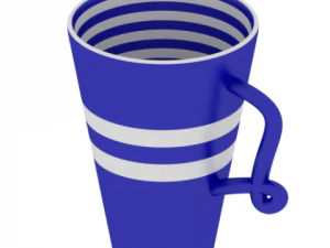 tr&ecirc;s canecas Modelo 3D