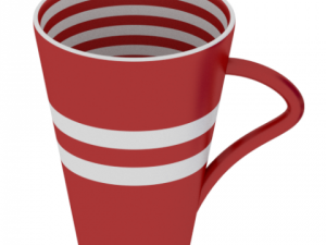 three mugs Model 3D