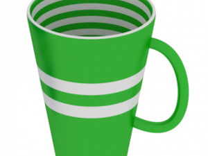 three mugs Model 3D