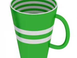 tr&ecirc;s canecas Modelo 3D