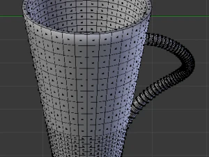 tr&ecirc;s canecas Modelo 3D