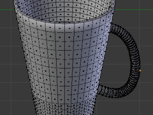 three mugs Model 3D