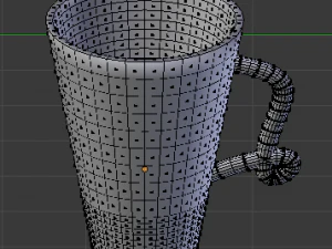 tr&ecirc;s canecas Modelo 3D