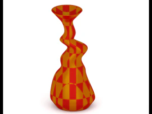 modern colorful vases 3D Model