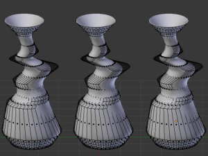 modern colorful vases 3D Model