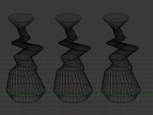 modern colorful vases 3D Model