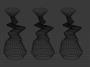 modern colorful vases 3D Model