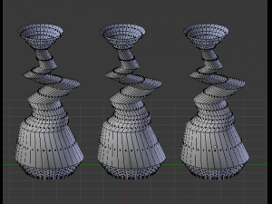 modern colorful vases 3D Model