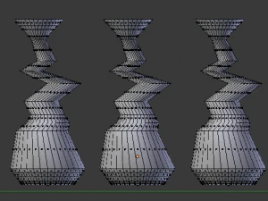 modern colorful vases 3D Model