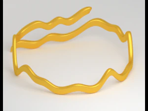zigzag ring 3D Model