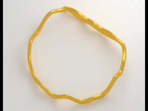 zigzag ring 3D Model