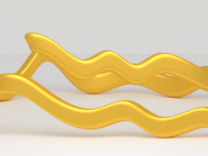 zigzag ring Model 3D