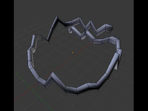 zigzag ring 3D Model