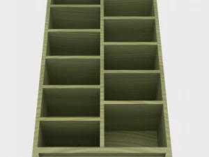 simple bookcase 3D Model
