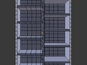 simple bookcase 3D-Modell