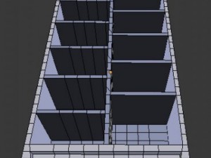 simple bookcase 3D-Modell