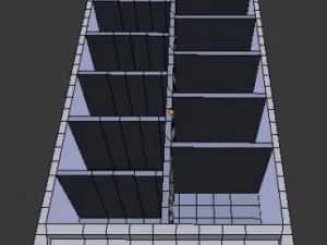simple bookcase 3D Model