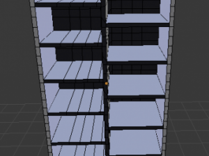 simple bookcase 3D-Modell