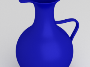 blue water pitcher 3D-Modell