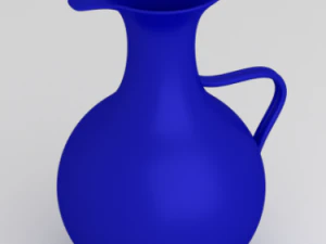 blue water pitcher 3D Model