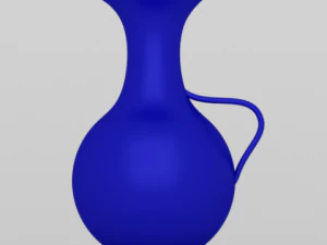 blue water pitcher 3D Model