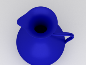 blue water pitcher 3D-Modell