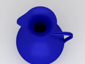 blue water pitcher 3D Model