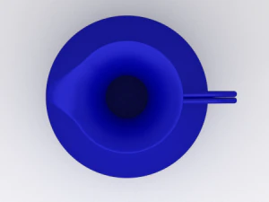 blue water pitcher 3D Model