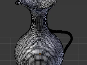 blue water pitcher 3D Model