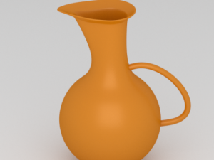 orange water pitcher 3D Model
