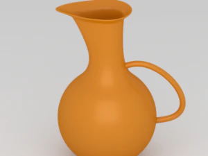 jarro de &aacute;gua laranja Modelo 3D