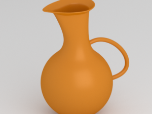 orange water pitcher 3D 모델