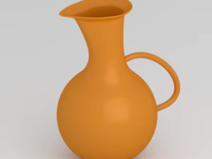 orange water pitcher 3D Model