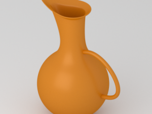 orange water pitcher 3D 모델