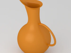 orange water pitcher 3D Model
